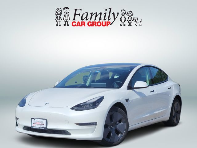Pearl White Multi-Coat 2022 Tesla Model 3 Sedan All-Wheel Drive 1-Speed Automatic