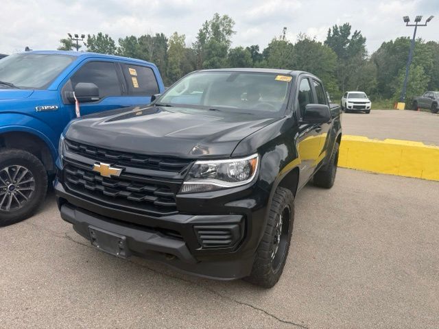 Black 2022 Chevrolet Colorado Pickup Truck Four-Wheel Drive 8-Speed Automatic