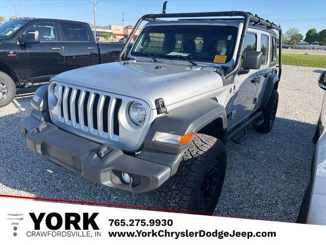Silver 2023 Jeep Wrangler SUV / Crossover Four-Wheel Drive 8-Speed Automatic