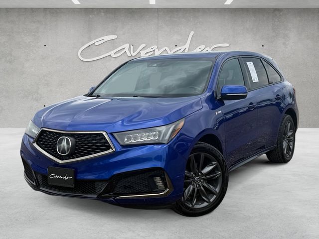 Apex Blue Pearl 2019 Acura MDX SUV / Crossover All-Wheel Drive 9-Speed Automatic