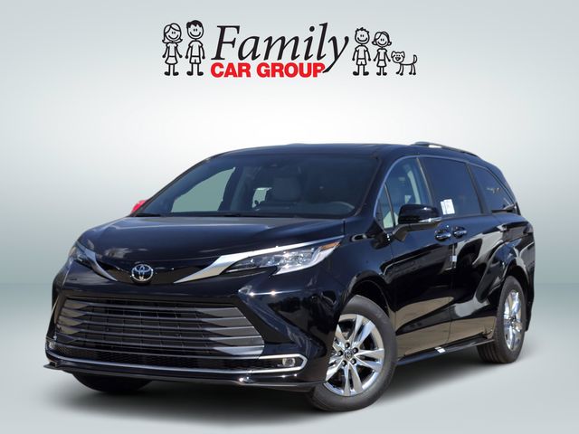 Midnight Black Metallic 2026 Toyota Sienna Minivan Front-Wheel Drive Continuously Variable Transmission