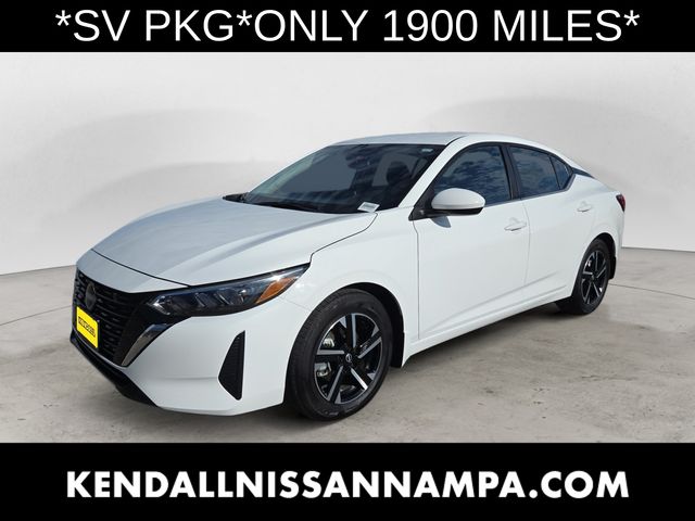 White (Fresh Powder) 2025 Nissan Sentra Sedan Front-Wheel Drive Continuously Variable Transmission