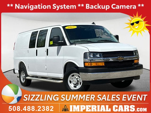Summit White 2025 Chevrolet Express Cargo Van Rear-Wheel Drive 8-Speed Automatic Overdrive