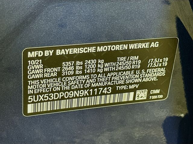 2022 BMW X3 xDrive30i 33