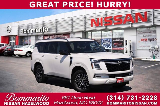 Aspen White 2025 Nissan Armada SUV / Crossover Four-Wheel Drive 9-Speed Automatic