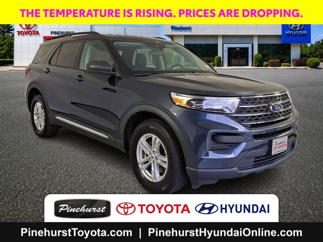 Blue 2023 Ford Explorer SUV / Crossover All-Wheel Drive Automatic