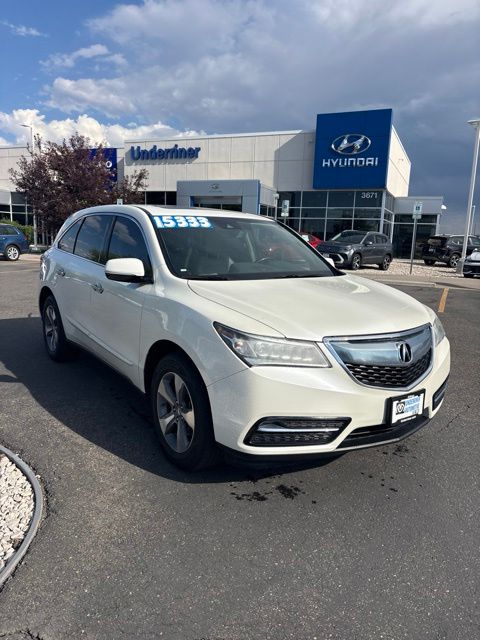 White Diamond Pearl 2016 Acura MDX SUV / Crossover All-Wheel Drive 9-Speed Automatic