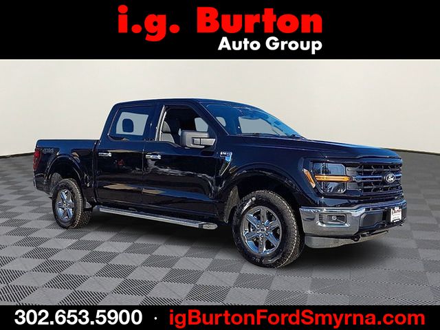 Black Metallic 2025 Ford F-150 Pickup Truck Four-Wheel Drive Automatic