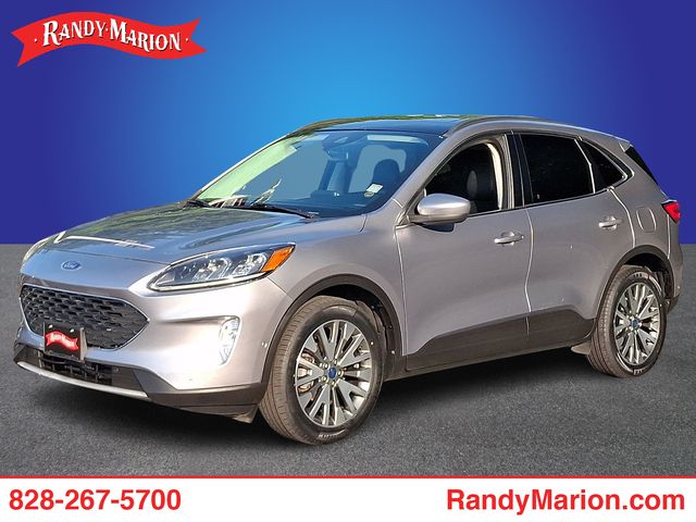 Iconic Silver Metallic 2021 Ford Escape SUV / Crossover All-Wheel Drive 8-Speed Automatic