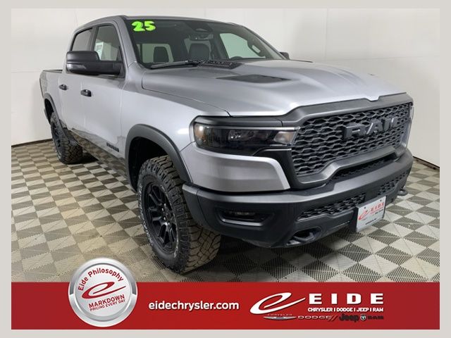 Billet Silver Metallic Clearcoat 2025 RAM 1500 Pickup Truck Four-Wheel Drive 8-Speed Automatic