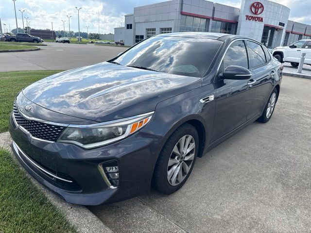 Gray (Platinum Graphite) 2018 Kia Optima S Sedan Front-Wheel Drive 6-Speed Automatic