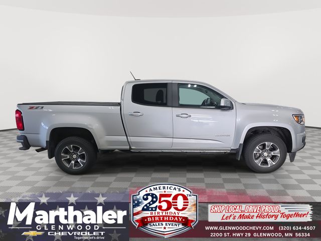 Silver Ice Metallic 2018 Chevrolet Colorado Pickup Truck Four-Wheel Drive 8-Speed Automatic