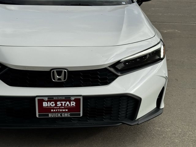 2025 Honda Civic Sport White at Shottenkirk Kia Fort Bend