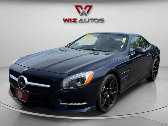 Lunar Blue Metallic 2014 Mercedes-Benz SL-Class Convertible Rear-Wheel Drive 7-Speed Automatic