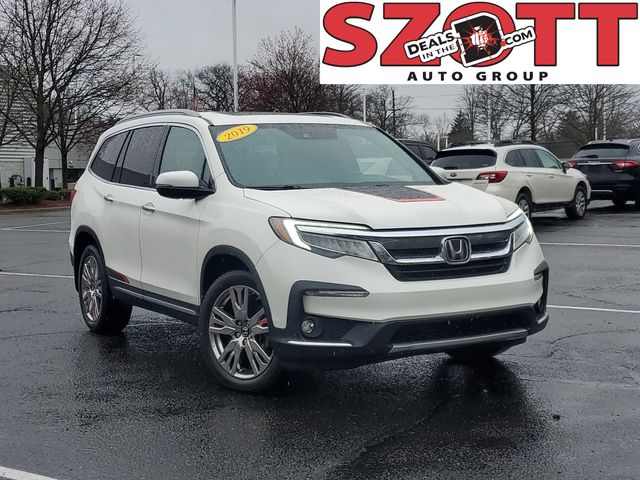 White Diamond Pearl 2019 Honda Pilot Elite AWD SUV / Crossover All-Wheel Drive 9-Speed Automatic