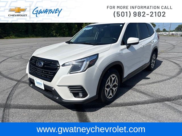 Crystal White Pearl 2024 Subaru Forester SUV / Crossover All-Wheel Drive Continuously Variable Transmission