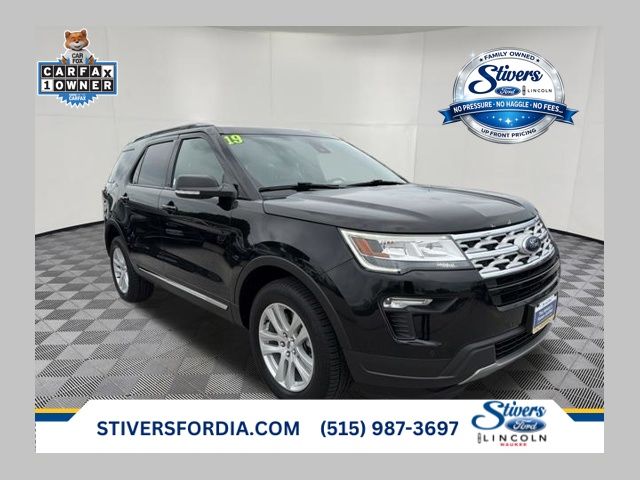 Black Metallic 2019 Ford Explorer SUV / Crossover All-Wheel Drive 6-Speed Automatic