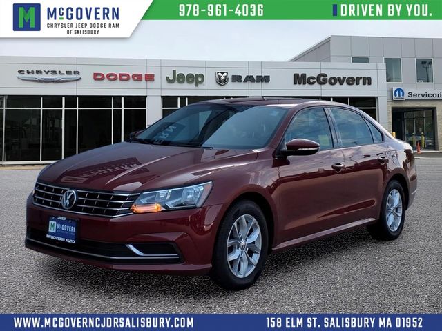 Red 2018 Volkswagen Passat Sedan Front-Wheel Drive 6-Speed Automatic