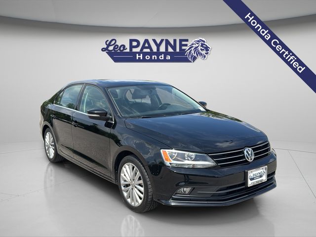 Deep Black Pearl 2015 Volkswagen Jetta SE Sedan Front-Wheel Drive 6-Speed Automatic