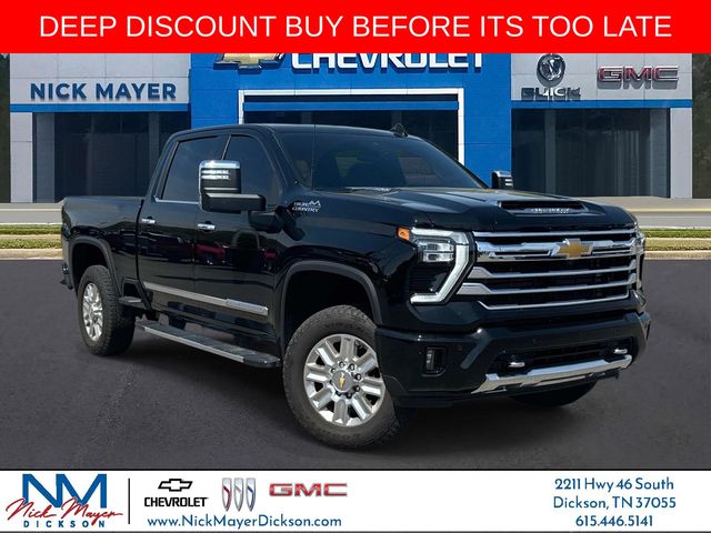 Black 2024 Chevrolet Silverado 2500HD Pickup Truck Four-Wheel Drive Automatic