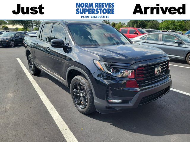 Black 2023 Honda Ridgeline Pickup Truck All-Wheel Drive 9-Speed Automatic