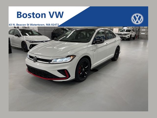 Pure White w/Deep Blk Rf 2026 Volkswagen Jetta GLI Autobahn FWD Sedan Front-Wheel Drive 6-Speed Manual