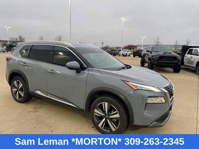 Boulder Gray Pearl 2023 Nissan Rogue SL AWD SUV / Crossover All-Wheel Drive Continuously Variable Transmission