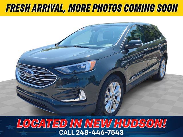 Green Metallic 2023 Ford Edge SUV / Crossover All-Wheel Drive 8-Speed Automatic