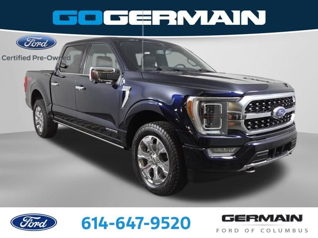 Certified Used 2023 Blue Ford Platinum image 4