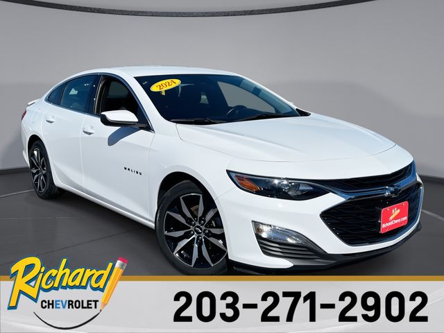 Summit White 2024 Chevrolet Malibu Sedan Front-Wheel Drive Continuously Variable Transmission