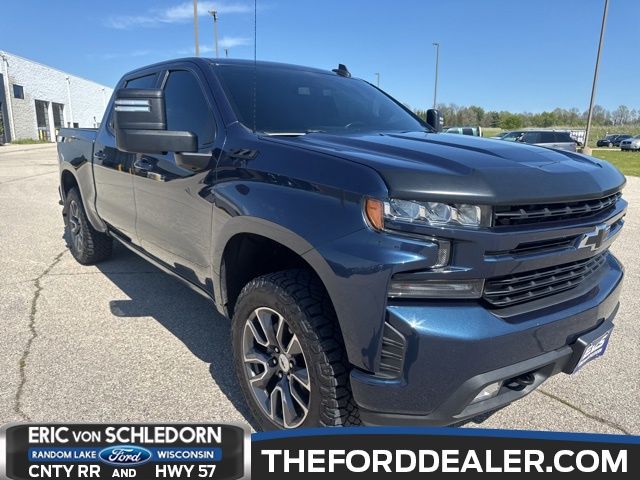 Northsky Blue Metallic 2020 Chevrolet Silverado 1500 Pickup Truck Four-Wheel Drive 8-Speed Automatic