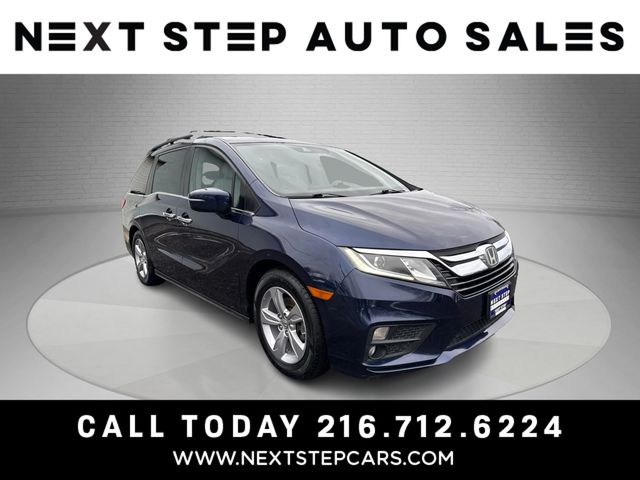 Blue 2019 Honda Odyssey EX-L FWD Minivan Front-Wheel Drive 9-Speed Automatic