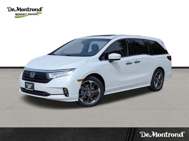 Platinum White 2023 Honda Odyssey Elite FWD Minivan Front-Wheel Drive Automatic