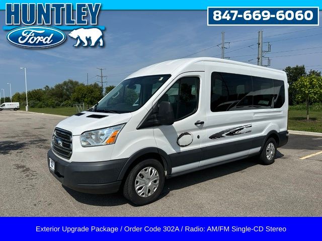 Oxford White 2015 Ford Transit Passenger Van Rear-Wheel Drive 6-Speed Automatic Overdrive