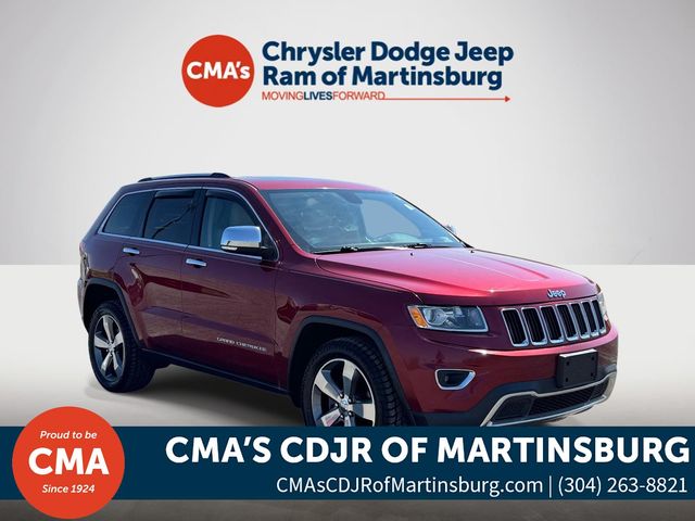 Deep Cherry Red Crystal Pearlcoat 2015 Jeep Grand Cherokee Limited 4WD SUV / Crossover Four-Wheel Drive 8-Speed Automatic