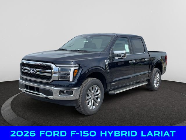 Blue Metallic 2026 Ford F-150 Pickup Truck Four-Wheel Drive Automatic