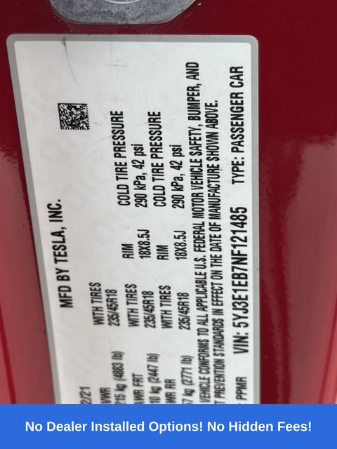 2022 Tesla Model 3 Long Range Red at AutoSavvy Houston Southwest