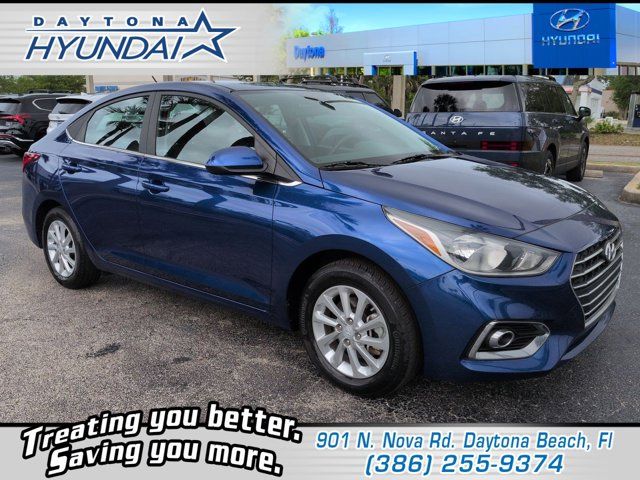 Admiral Blue Pearl 2022 Hyundai Accent SEL FWD Sedan Front-Wheel Drive Continuously Variable Transmission