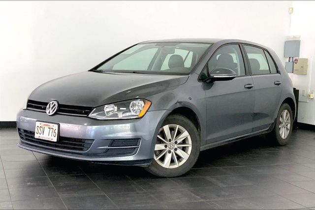 Platinum Gray Metallic 2016 Volkswagen Golf Hatchback Front-Wheel Drive 6-Speed Automatic