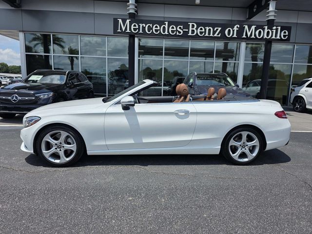 Polar White 2017 Mercedes-Benz C-Class Convertible Rear-Wheel Drive 9-Speed Automatic