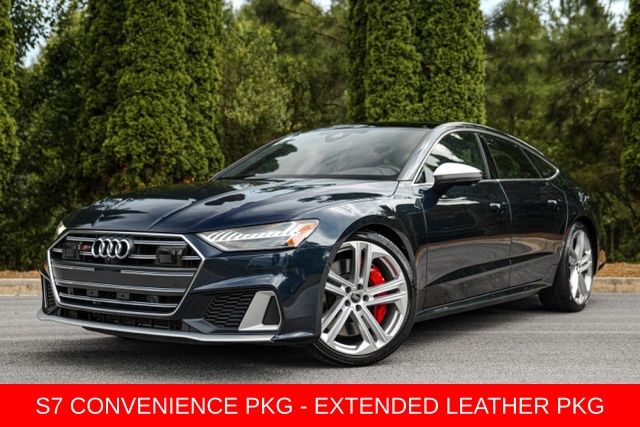 Blue Metallic 2023 Audi S7 Sedan All-Wheel Drive 8-Speed Automatic