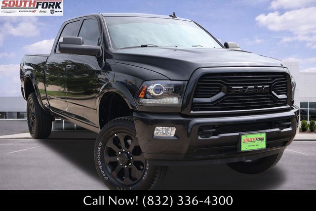 Brilliant Black Crystal Pearlcoat 2018 RAM 2500 Pickup Truck Four-Wheel Drive 6-Speed Automatic
