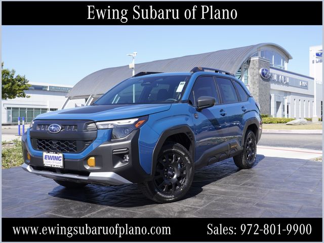 Geyser Blue 2026 Subaru Forester SUV / Crossover All-Wheel Drive Continuously Variable Transmission
