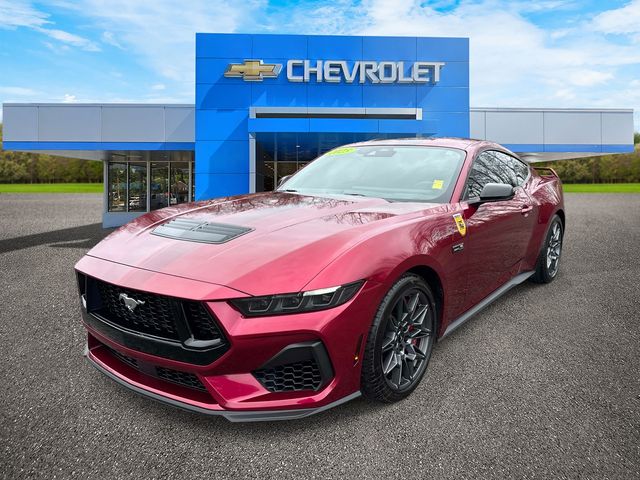 Pink (Magenta) 2025 Ford Mustang GT Premium Fastback RWD Coupe Rear-Wheel Drive 6-Speed Manual