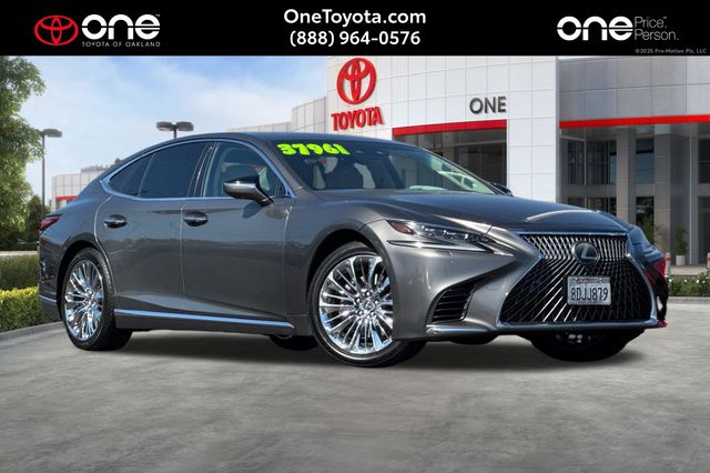 Manganese Luster 2018 Lexus LS Sedan Rear-Wheel Drive Automatic