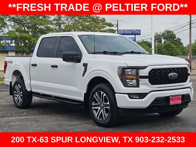 Oxford White 2023 Ford F-150 XL SuperCrew 4WD Pickup Truck Four-Wheel Drive Automatic