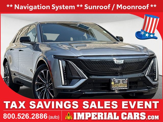 Argent Silver Metallic 2024 Cadillac LYRIQ SUV / Crossover All-Wheel Drive 1-Speed Automatic