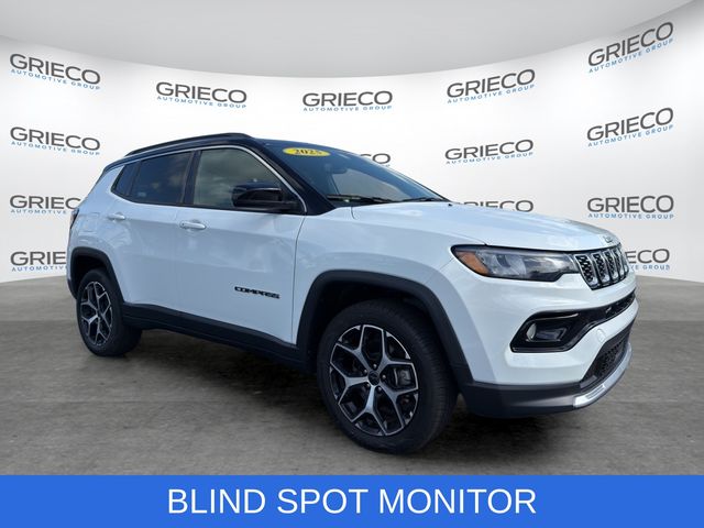 Bright White Clearcoat 2025 Jeep Compass SUV / Crossover Four-Wheel Drive 8-Speed Automatic