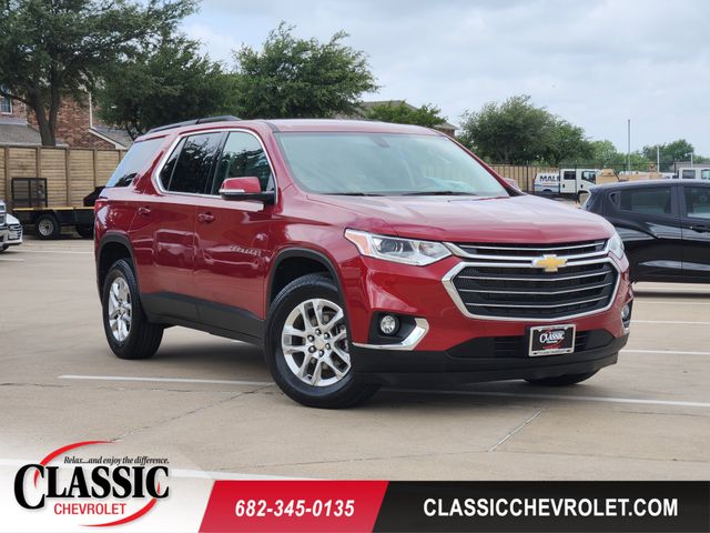Cajun Red Tintcoat 2020 Chevrolet Traverse SUV / Crossover Front-Wheel Drive 9-Speed Automatic