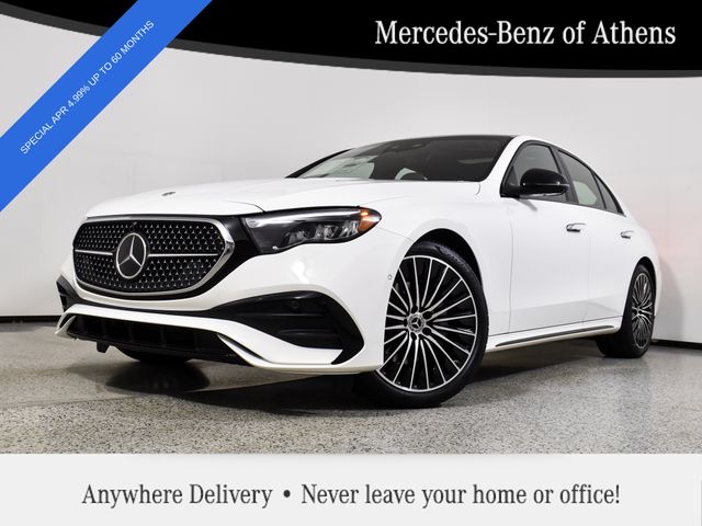 Polar White 2026 Mercedes-Benz E-Class Sedan All-Wheel Drive 9-Speed Automatic